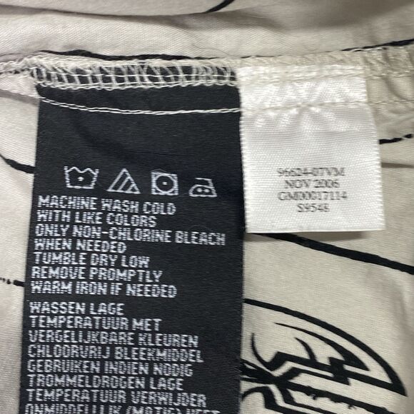 Harley Davidson 2006 Men Sz M Button Down Short Sleeved Stripe Shirt Embroidered - Picture 7 of 10